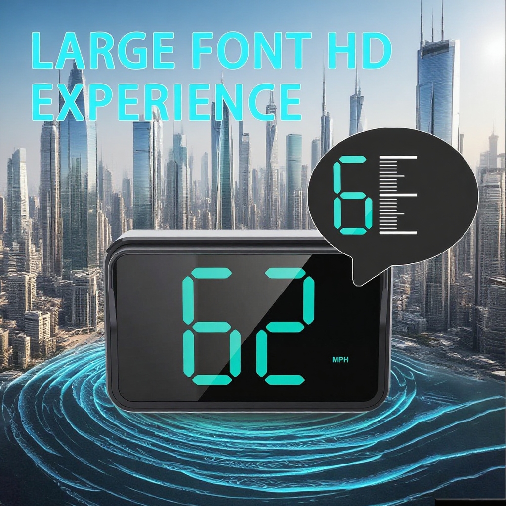 Universal Car Speedometer with digital display