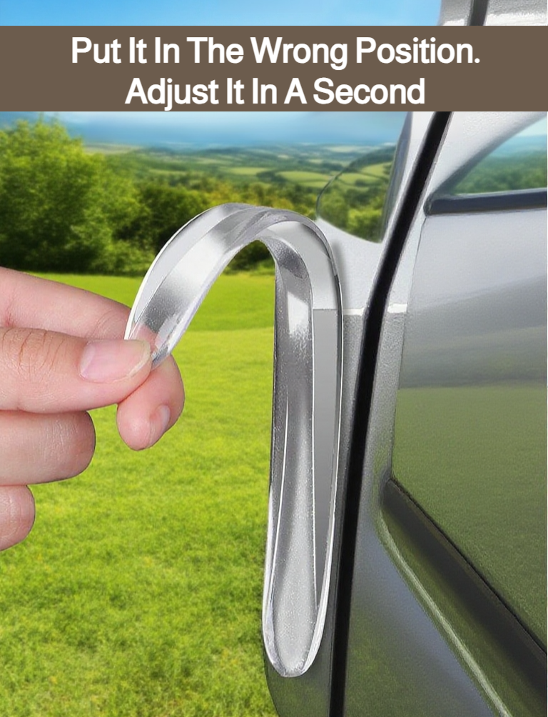 Easy to install car bumper protector strips