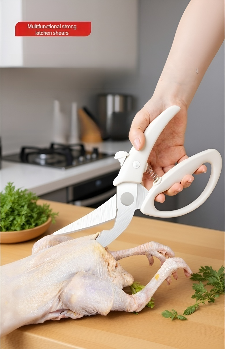 Multi-functional Heavy-duty Chicken Bone Scissors cutting chicken bones