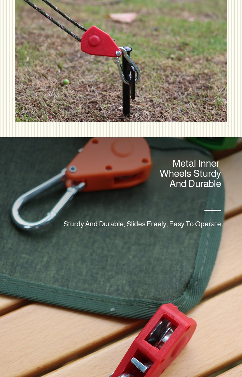 Durable pulley system for indoor and outdoor use