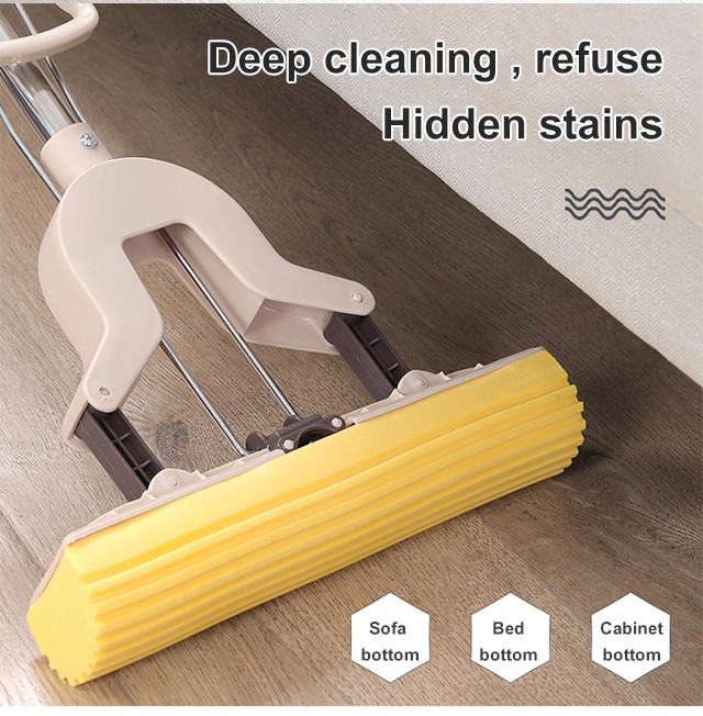 Compact foldable mop for convenient storage