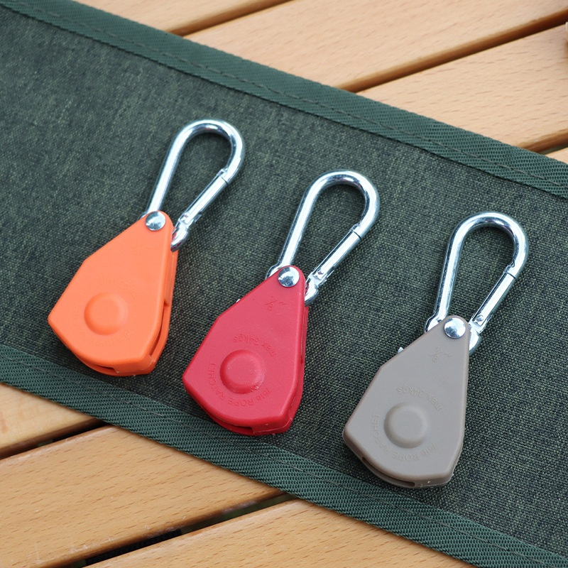 Iron Buckle Hook Pulley Rope Tensioner Hanging Accessory