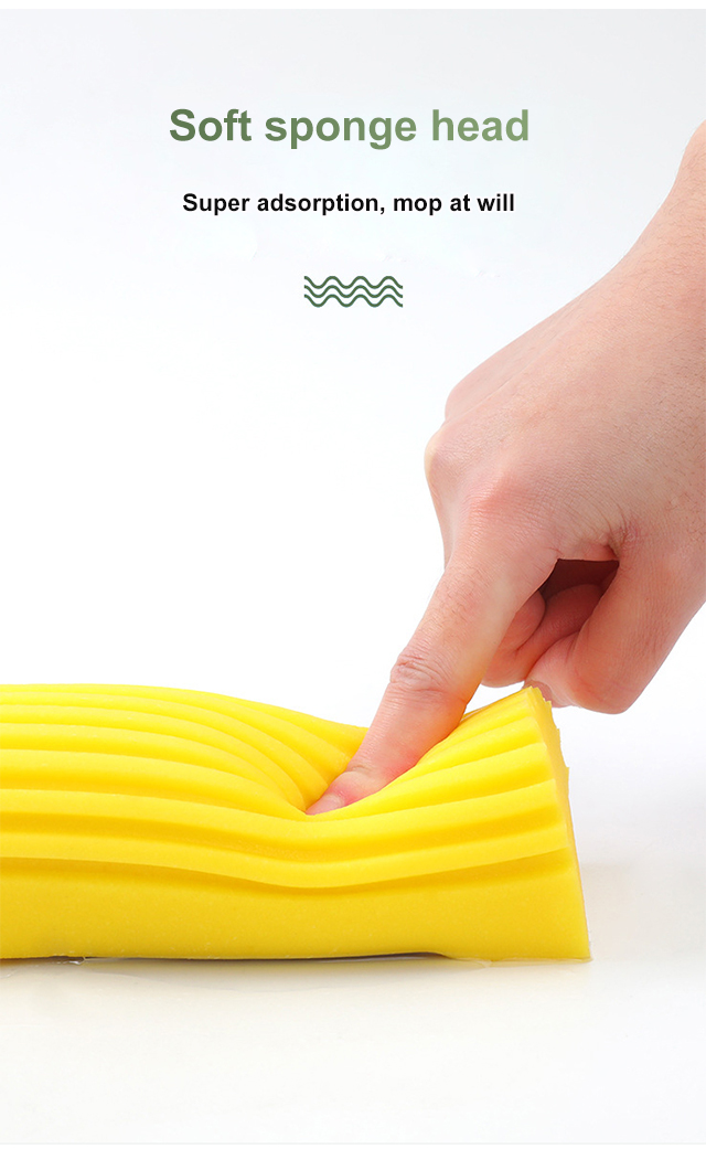 Durable household sponge mop for everyday use