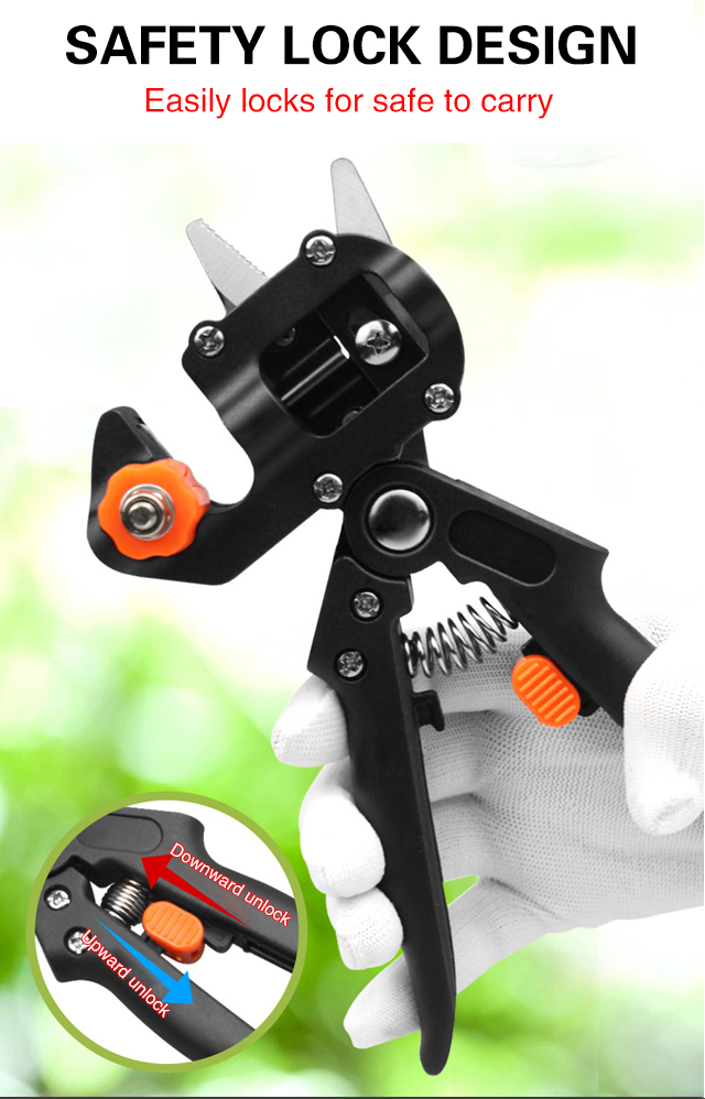 Grafting scissors used for precise plant pruning