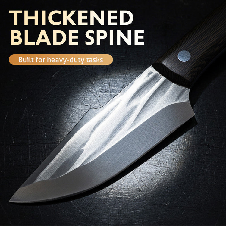 Handmade kitchen knife with durable steel