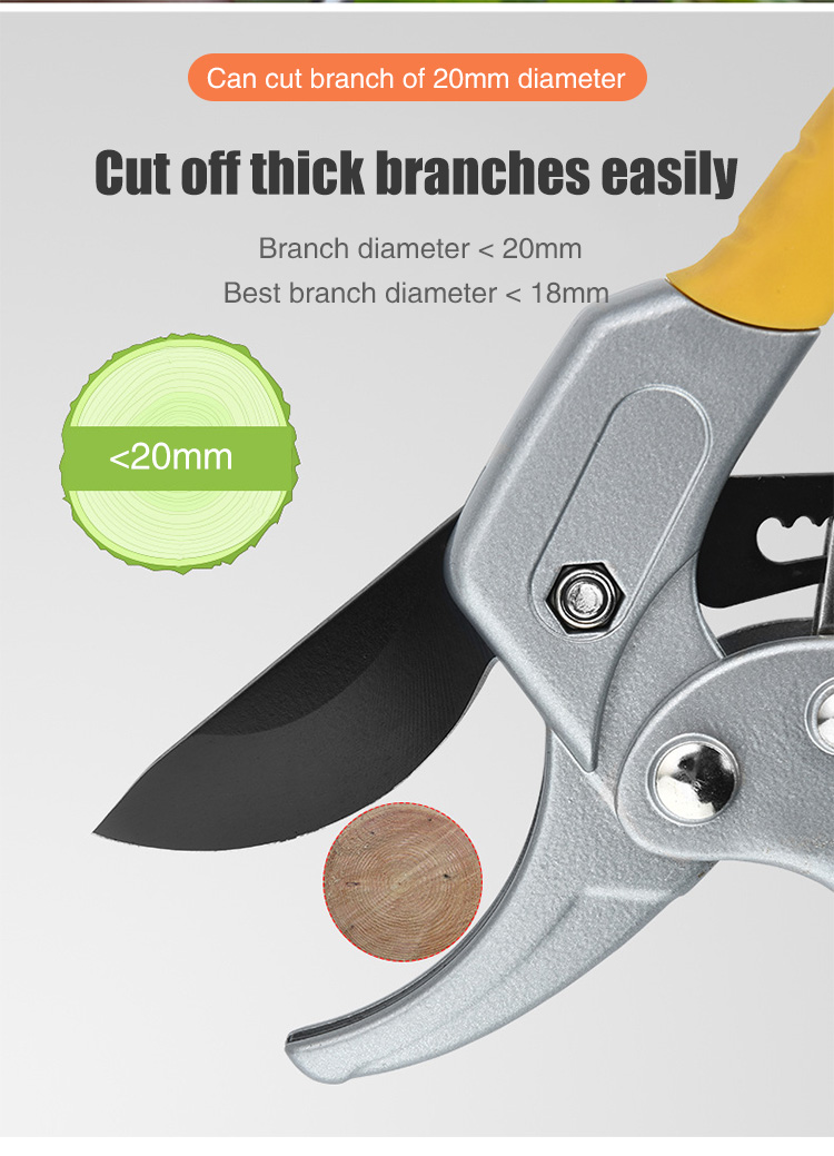 Energy-saving design pruning shears