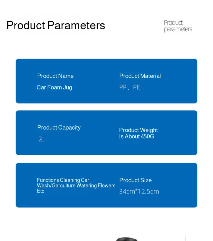 User-friendly foam sprayer for car wash