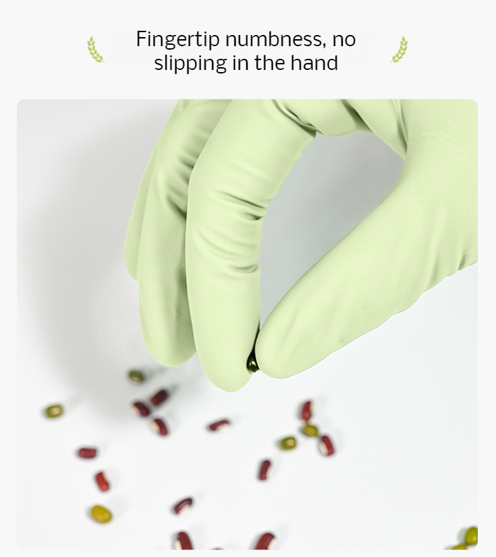 Thick rubber gloves for safe household cleaning