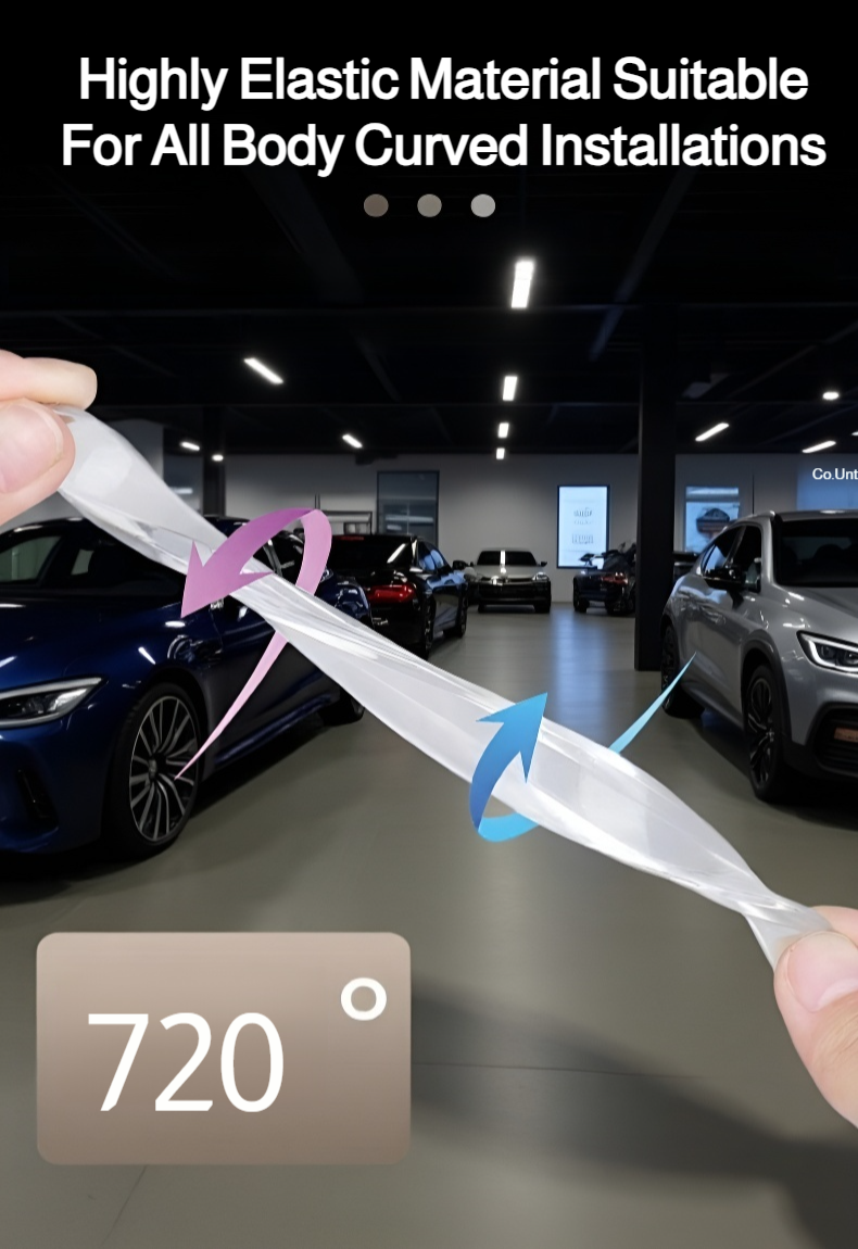 Rearview mirror anti-collision strip for vehicles