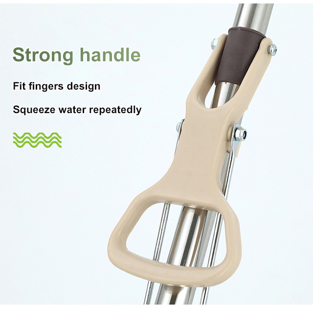 Advanced squeezing mechanism mop for spotless floors