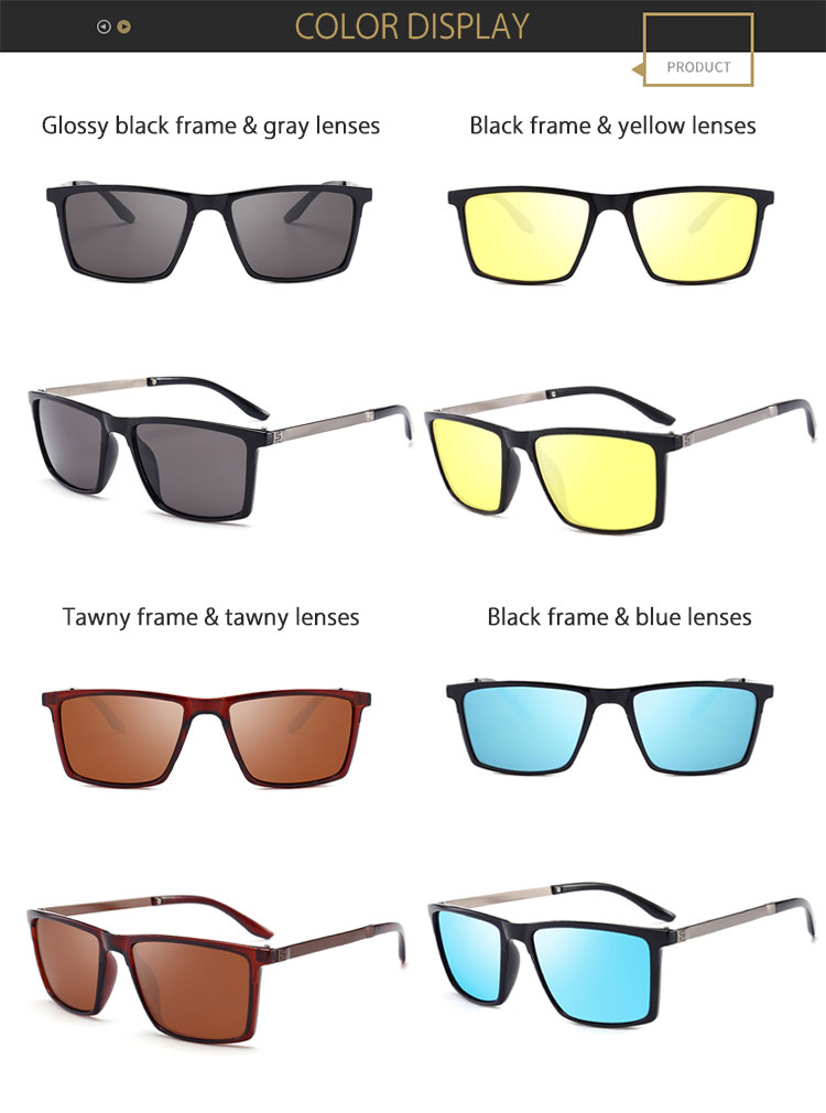 Modern men’s eyewear with sleek design