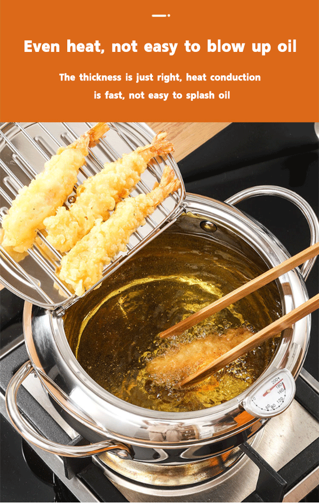 Nonstick stainless steel frying pan for healthy cooking