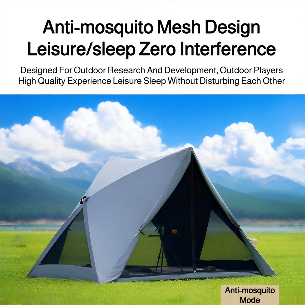 UV protection feature of the sunshade camping tent