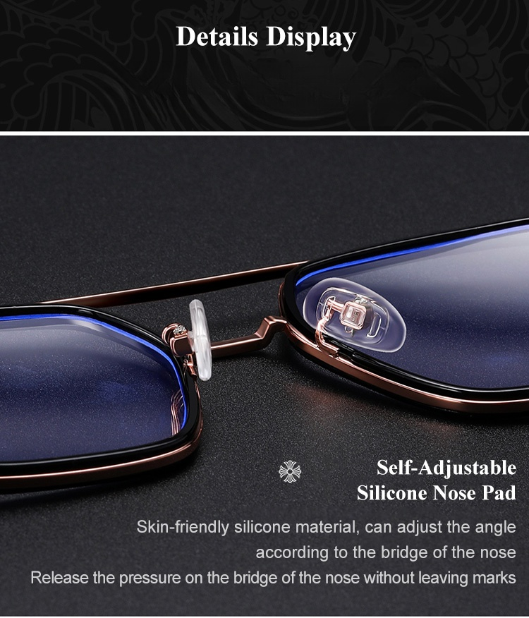 Stylish anti-blue light glasses for computer use