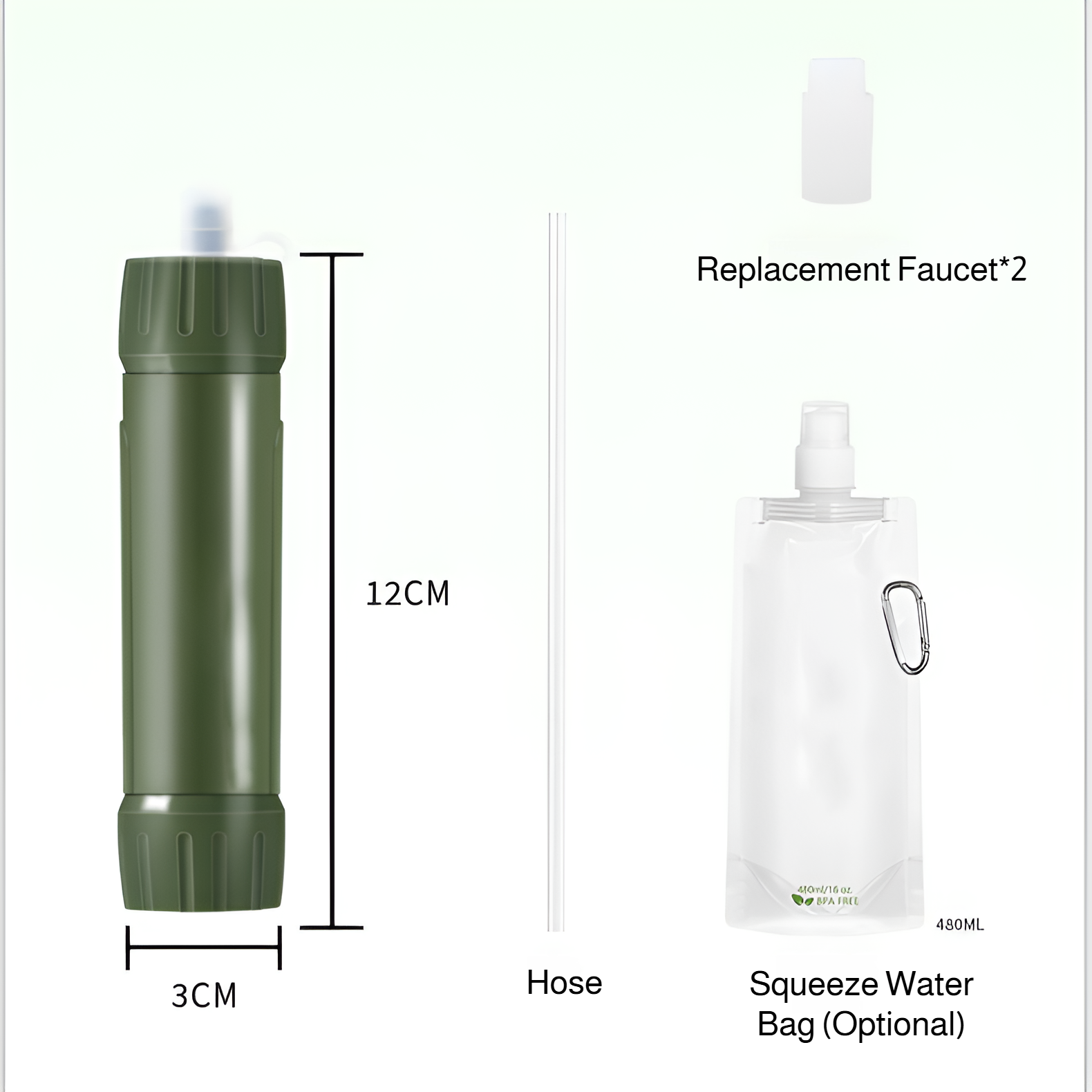 Mini Portable Outdoor Water Purifier