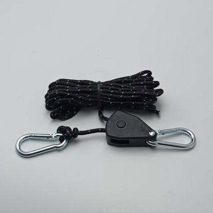 Iron Buckle Hook Pulley Rope Tensioner Hanging Accessory