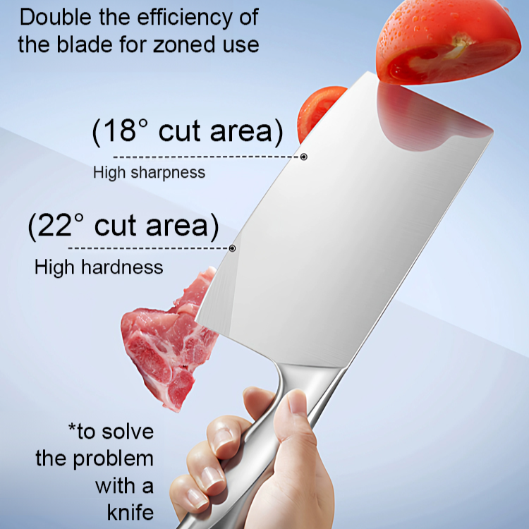 Six-Piece All-Steel Kitchen Knife Set with Rust and Bacteria Protection