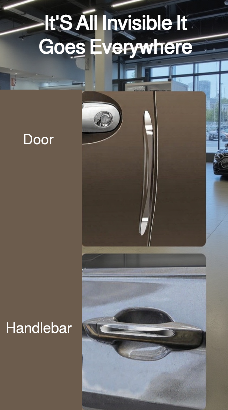 Car door protective sticker prevents scratches