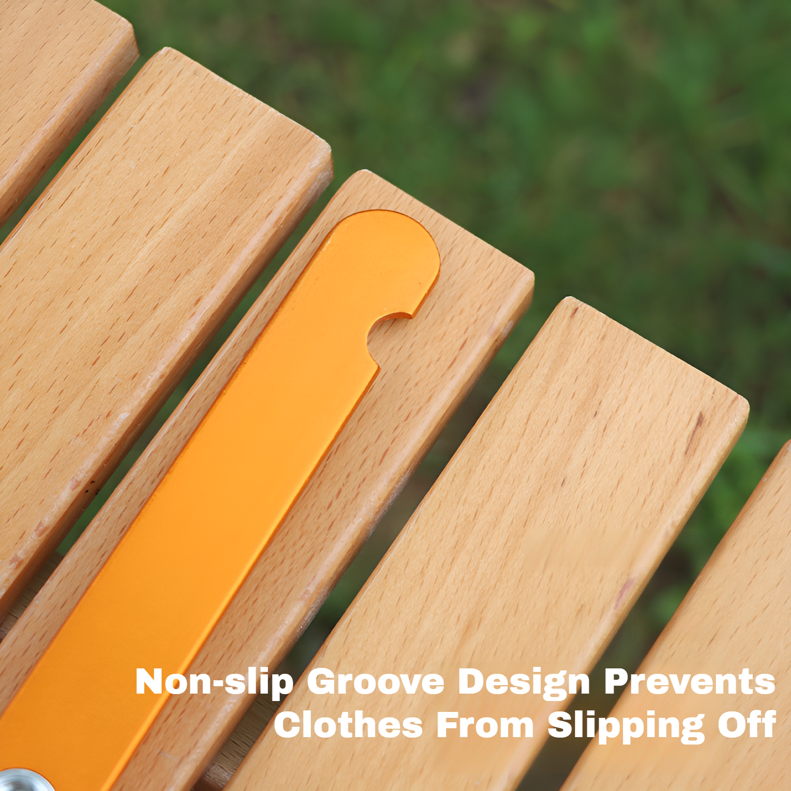 Durable portable clothes hanger for outdoor activities