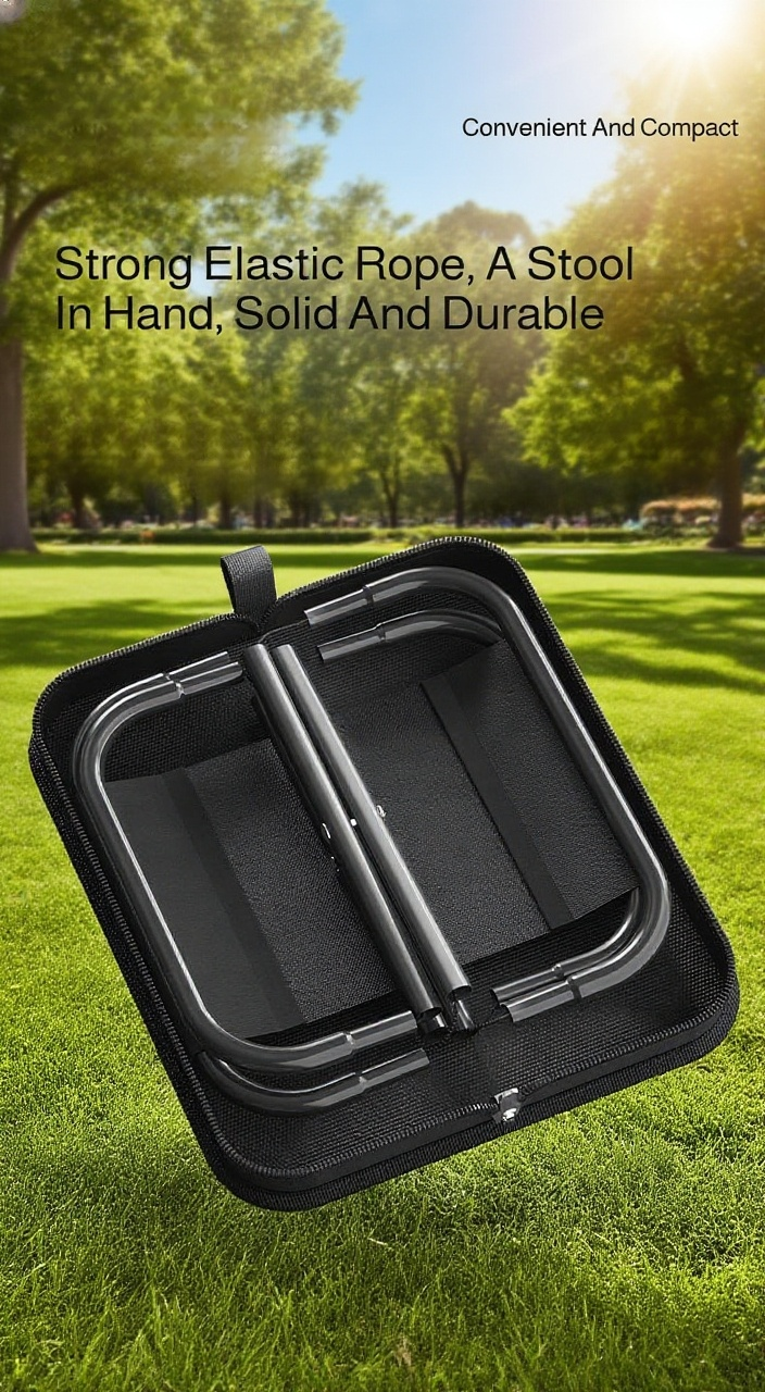 Portable stool for picnics and beach trips