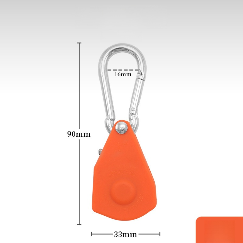Iron Buckle Hook Pulley Rope Tensioner Hanging Accessory