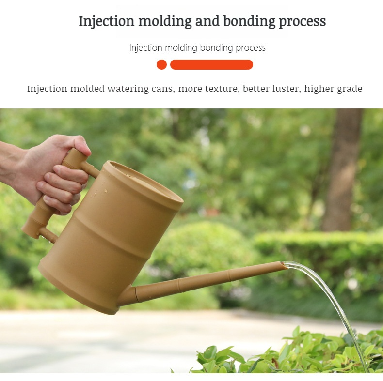 Watering flowers with Household Long Spout Watering Can