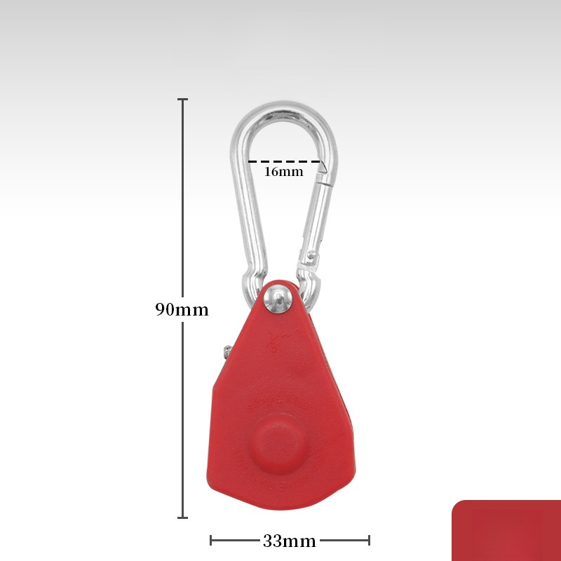 Iron Buckle Hook Pulley Rope Tensioner Hanging Accessory