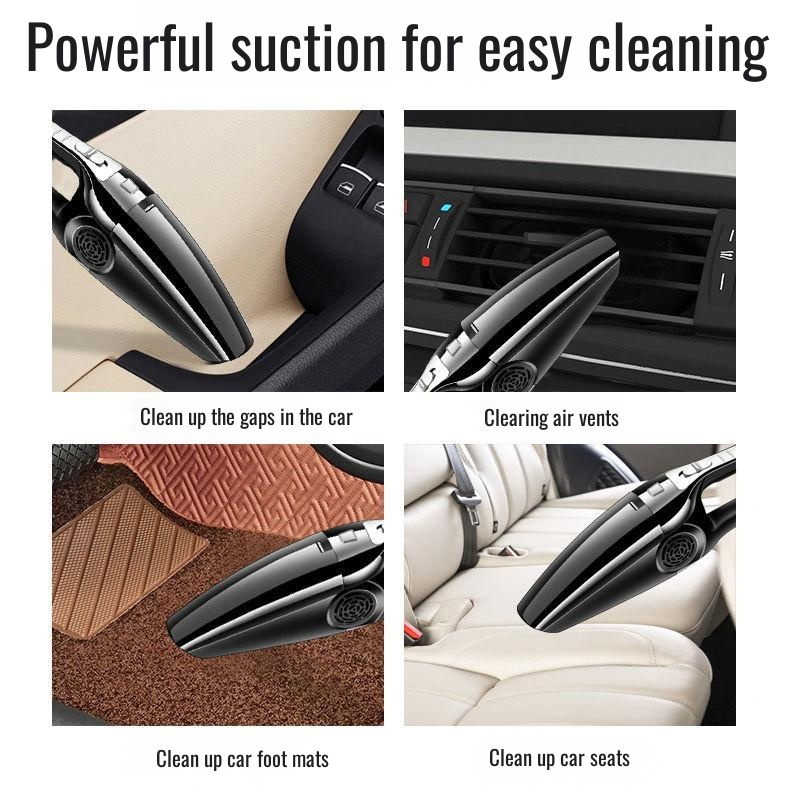 Powerful Car Vacuum Cleaner with Strong Suction