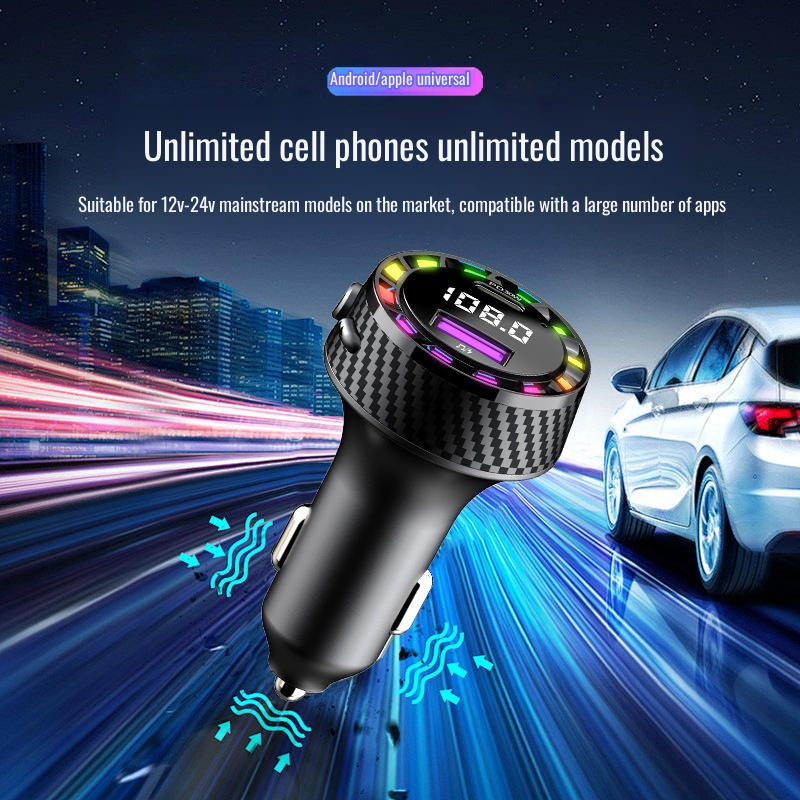 Car Dual Port Fast Charger Temperature Protection