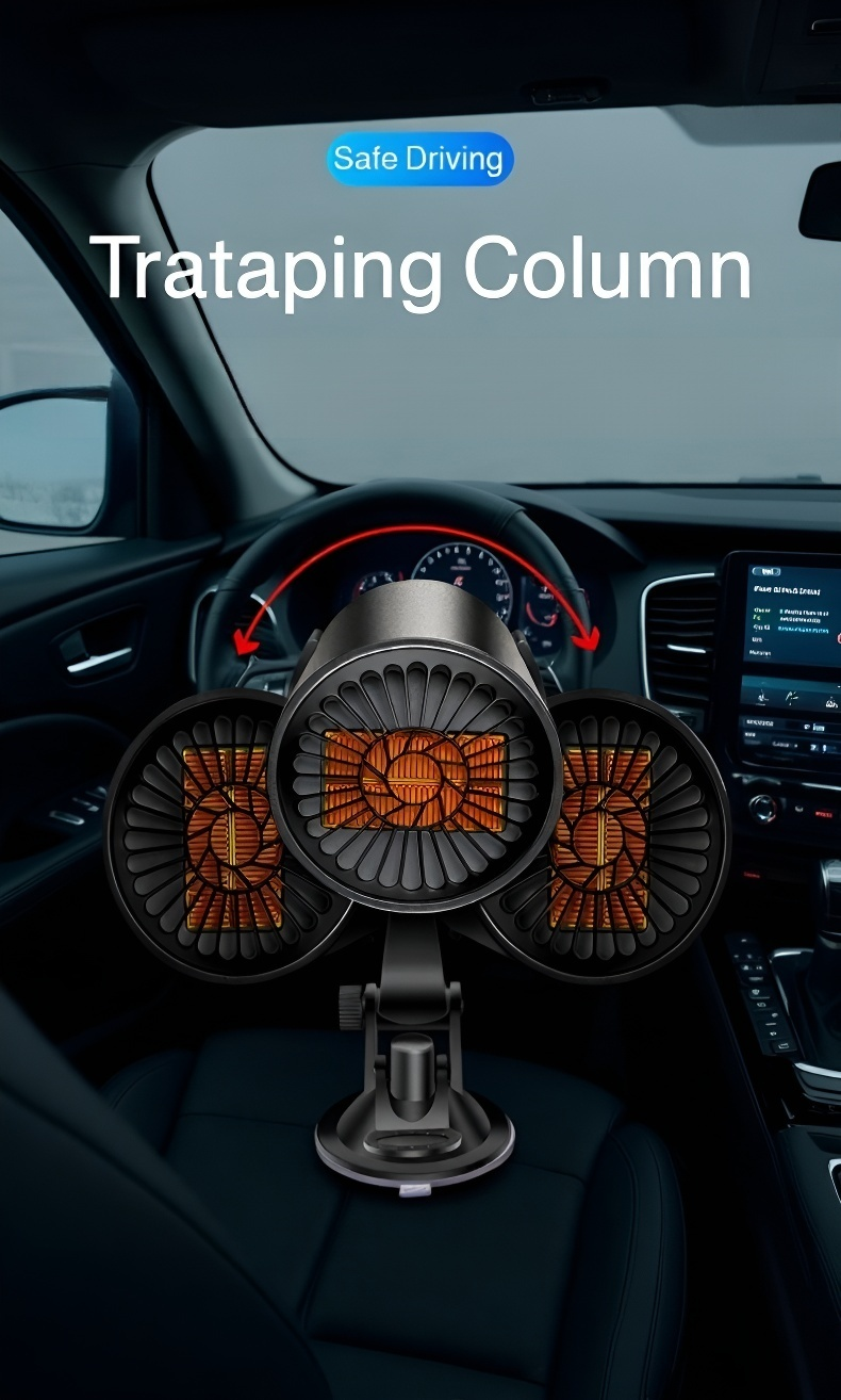 Easy-to-install car defogger device for winter driving