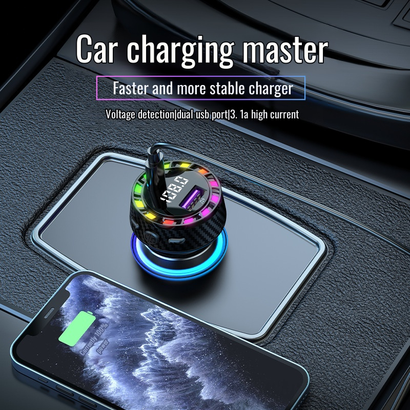 Car Dual Port Fast Charger Temperature Protection
