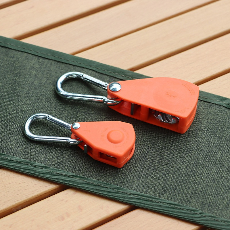 Iron Buckle Hook Pulley Rope Tensioner Hanging Accessory