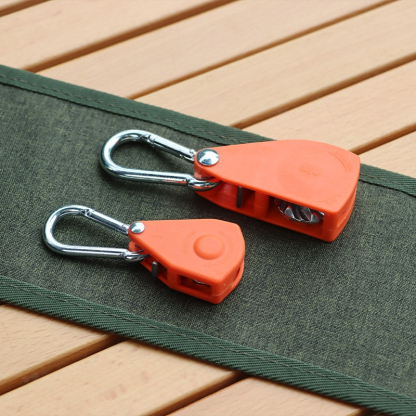 Iron Buckle Hook Pulley Rope Tensioner Hanging Accessory