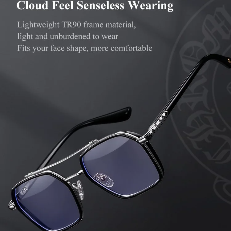 Unisex anti-blue light eyewear in classic design