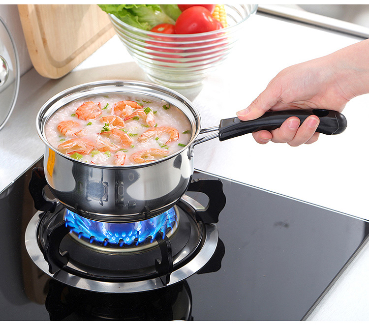 Cookware set suitable for induction, gas, and electric stoves