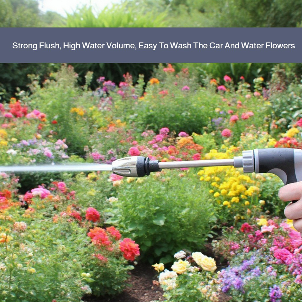 Adjustable foam sprayer nozzle spraying soapy water