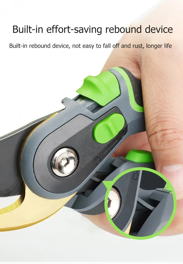 Garden shears used for precise plant trimming