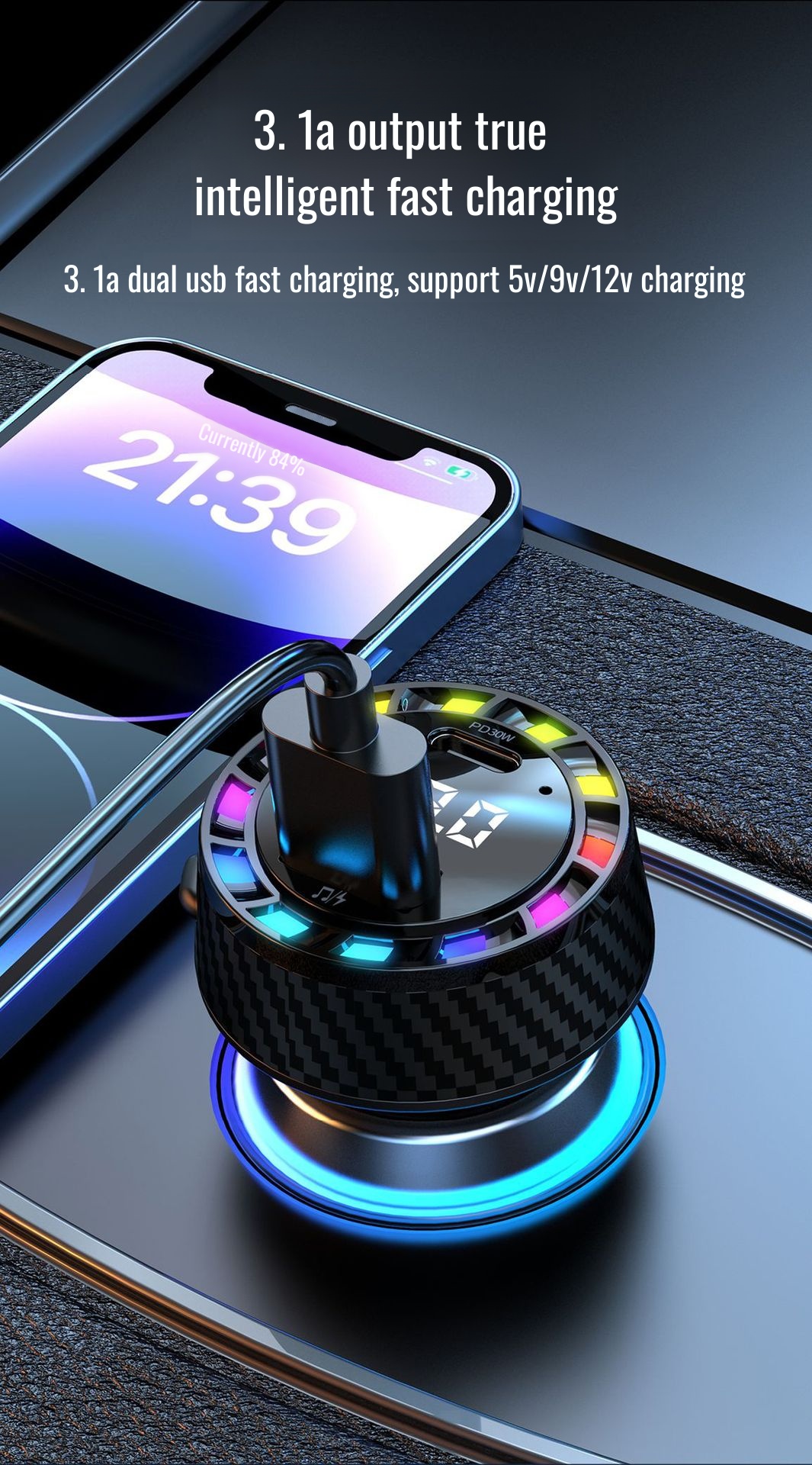 Car Charger with Temperature Control Feature