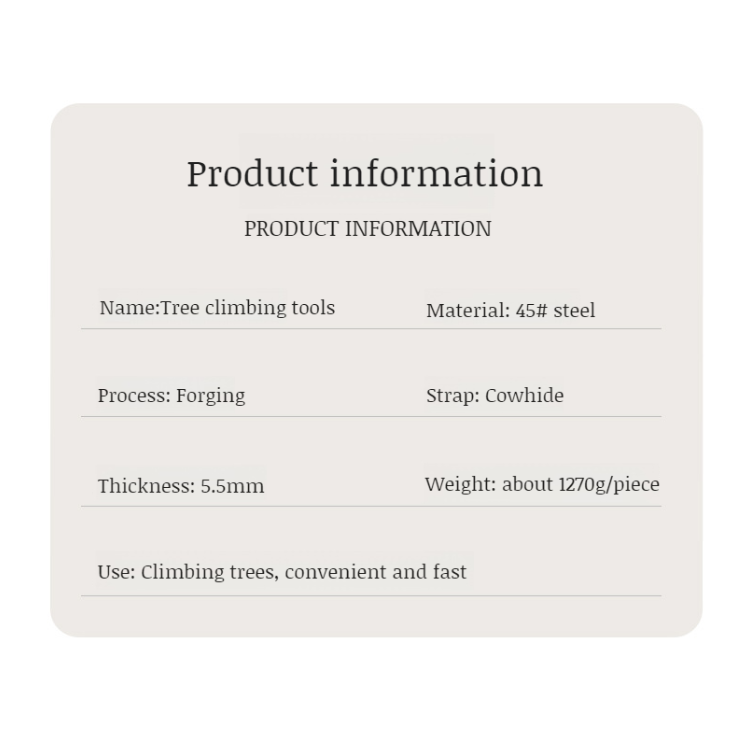 Adjustable Iron Shoe Climbing Spikes