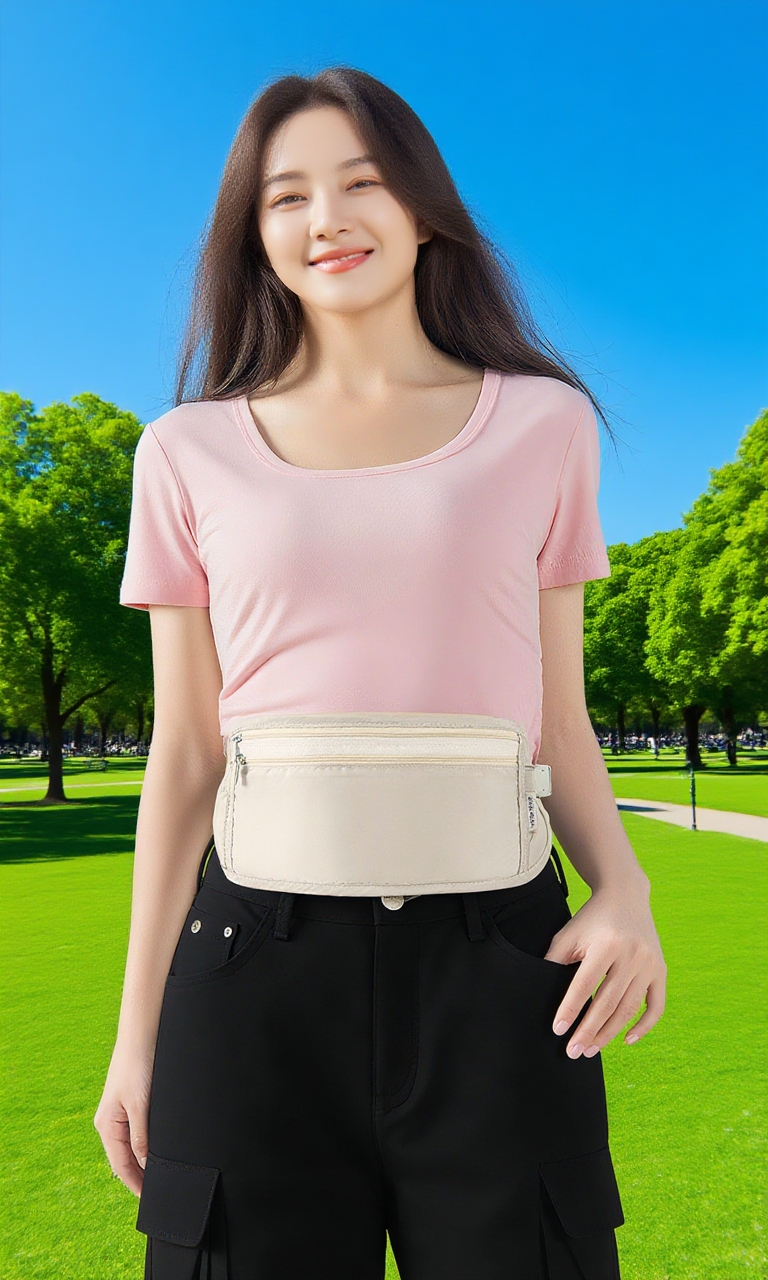 Ultra-light sports waist bag with large capacity