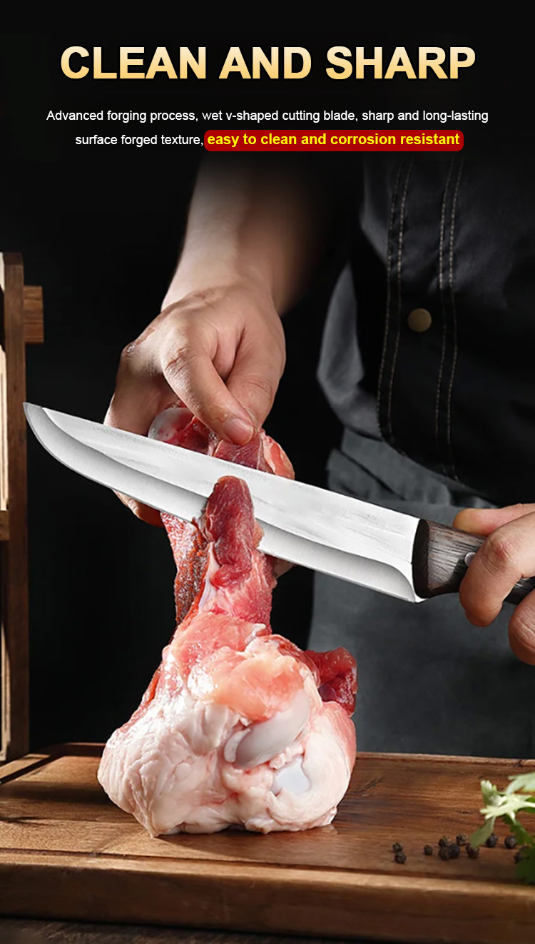 Multi-purpose kitchen scissors slicing vegetables