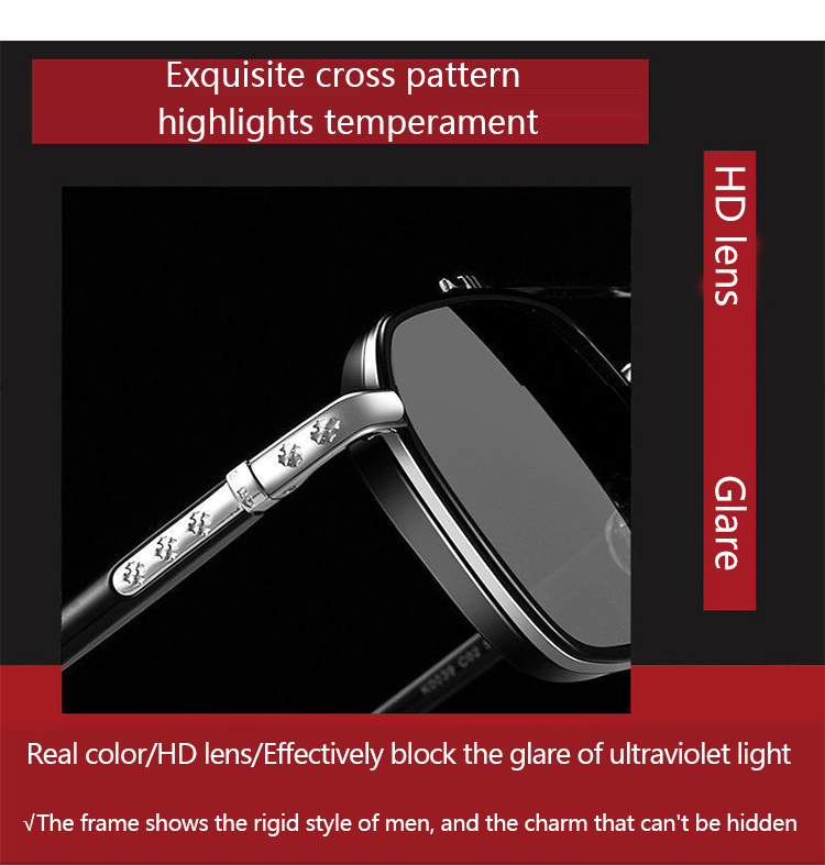 Vintage style sunglasses with color changing lenses