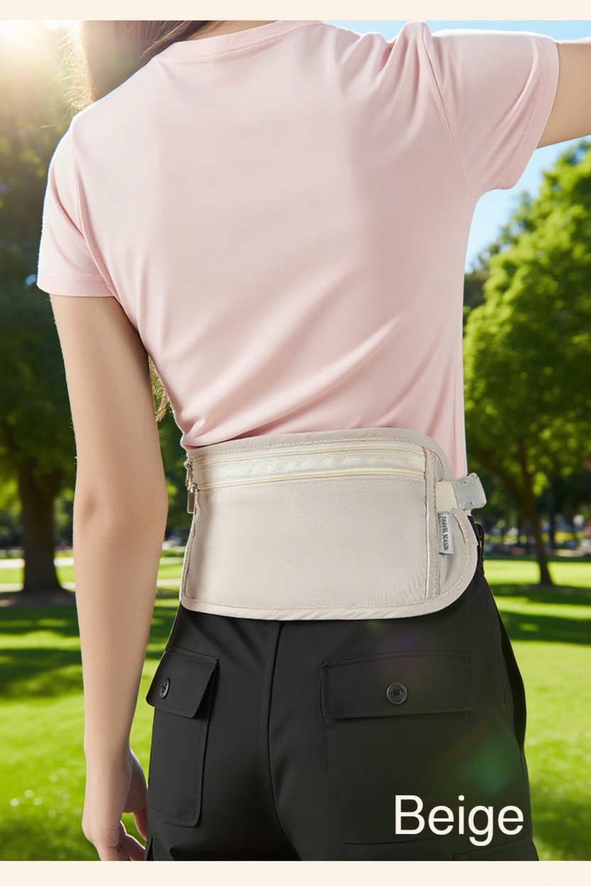 Unisex large capacity belt bag for cycling