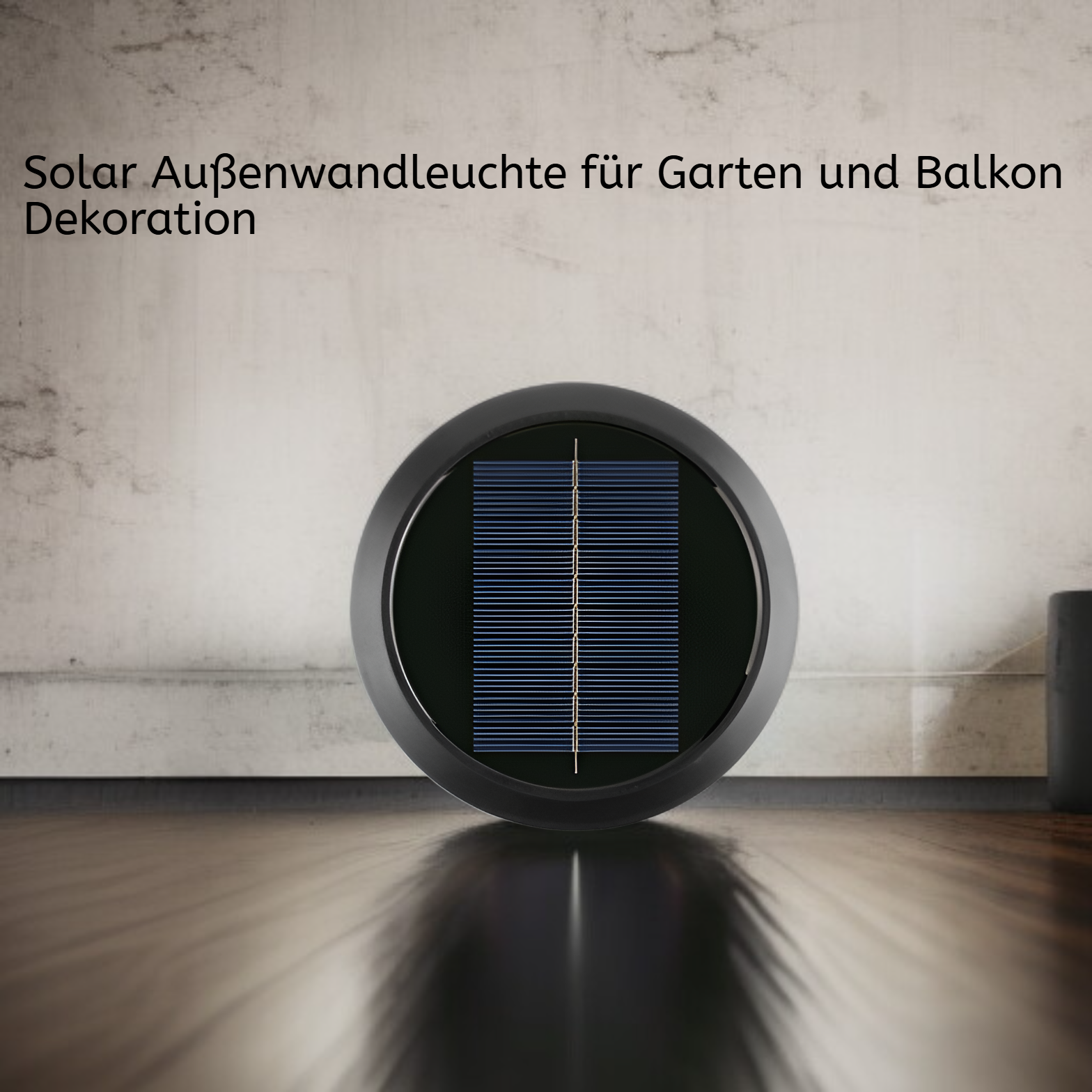 Solar Außenwandleuchte für Garten und Balkon Dekoration