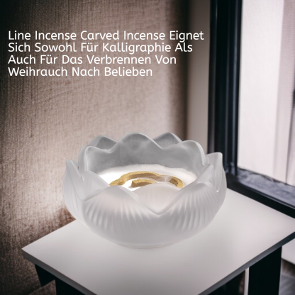 Kreativer Kristallglas Lotus Räucherstäbchenhalter, Heim-Innendekoration