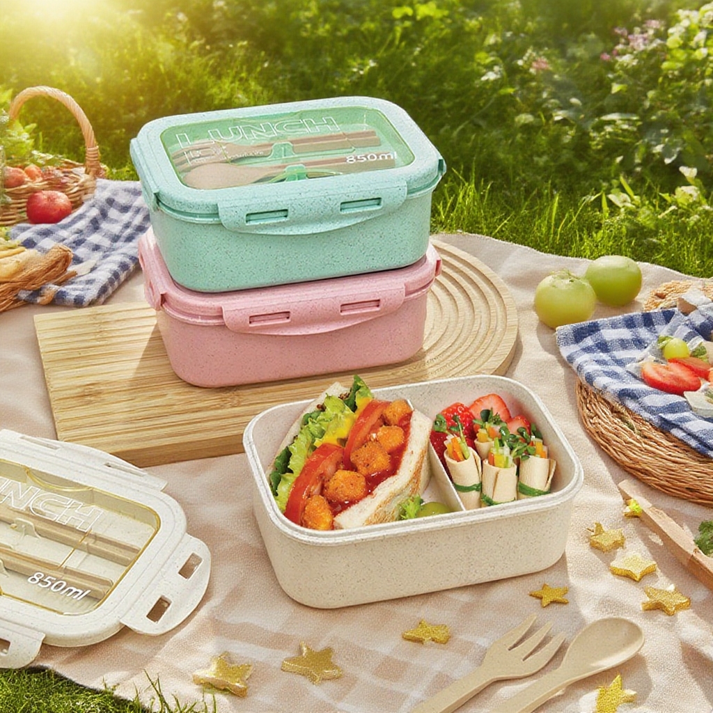 Japanische Bento-Lunchbox für Büroangestellte