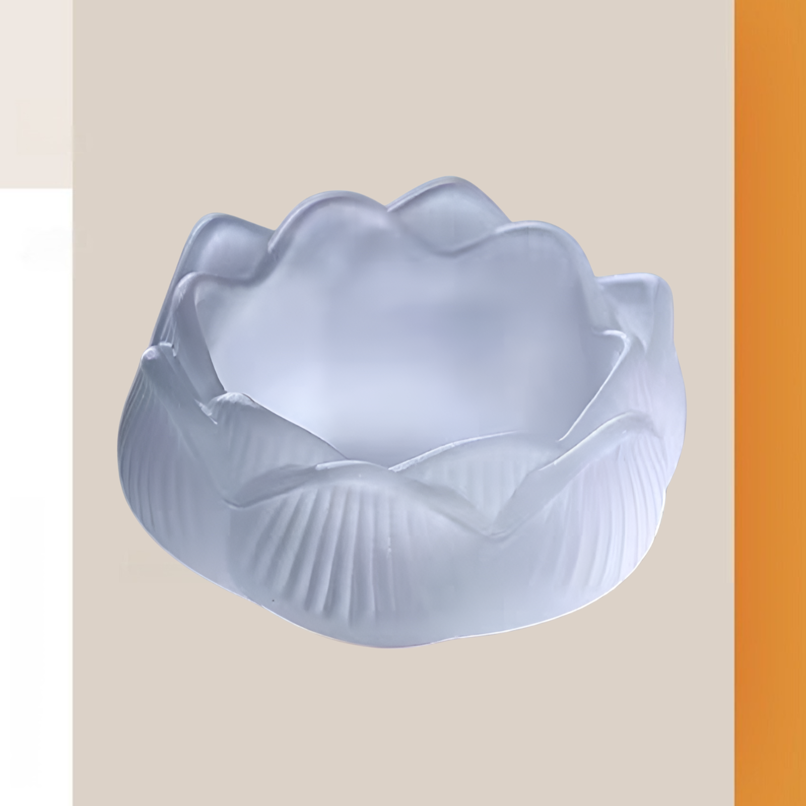 Kreativer Kristallglas Lotus Räucherstäbchenhalter, Heim-Innendekoration