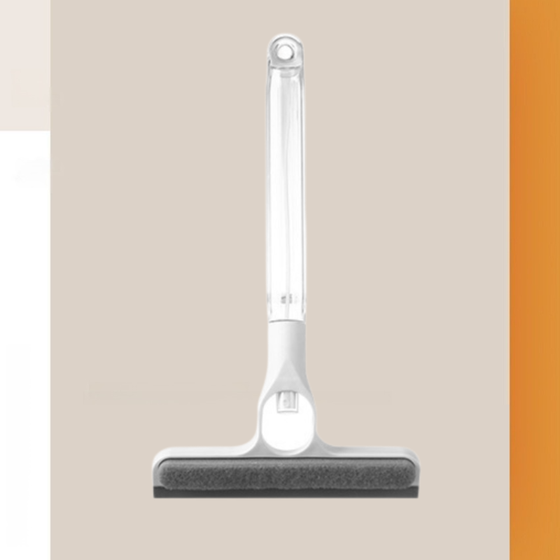 Multifunktionale Glasreinigungsbürste mit Sprühflasche, wasserabweisend und rutschfest