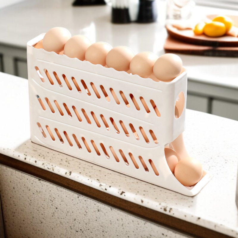 Mehrschichtige automatische Eierablage mit Schiebefunktion für Kühlschrank