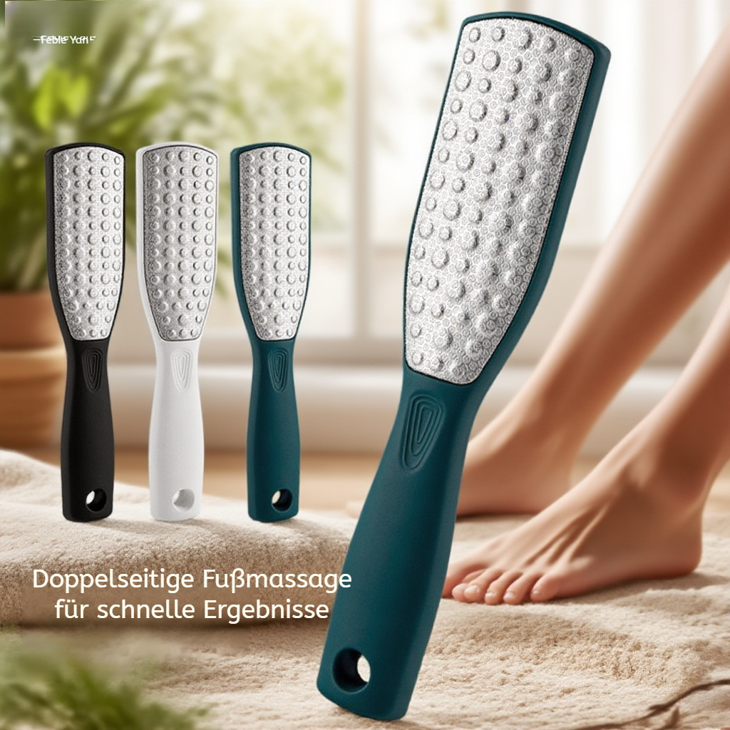 Edelstahl-Doppelseitige Fußfeile für die Fußpflege 